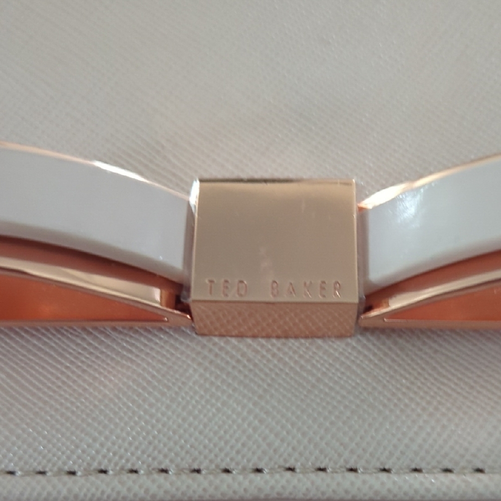 Ted Baker Chic Blush Clutch with Bow Detail - Picture 2 of 10